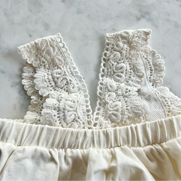Matilda Cotton Knit Top Coconut